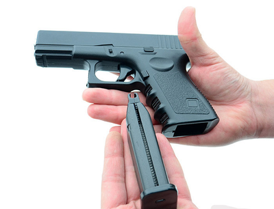 Страйкбольний пістолет Глок 17 (Glock 17) Galaxy G15 метал AirSoft Gun 6 мм