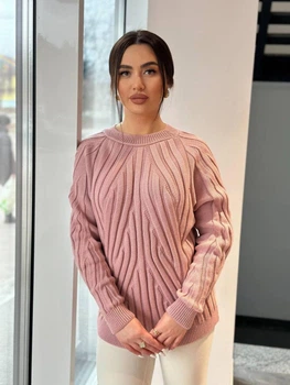 Fashions • Свитер женский Peony Fashions 44-56 пудра (778-нс)
