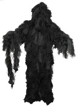Маскувальний костюм Mil-tec "Ghillie"/3D Маскування (костюм, капюшон, маскування зброї), нічний камуфляж