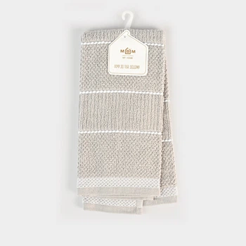 Полотенце кухонное МВМ MY HOME "ТРАДИЦИИ " 40х60 см Хлопок Серо - белое (KT-11 M GRAY/WHITE)