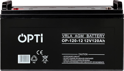 Акумуляторна батарея Volt AGM OPTI 12В 120 Аг (6AKUV120AG) Акумуляторна батарея Volt AGM OPTI 12В 120 Аг (6AKUV120AG)