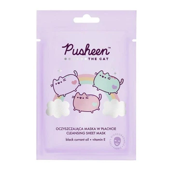 Очищуюча маска для обличчя з олією насіння чорної смородини ТМ "Pusheen", 17 г 124241