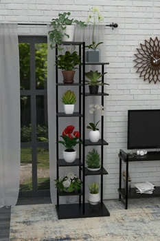 Підставка під квіти в стилі лофт EcoLoft Лівія DSP-1179 Чорний