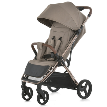 Коляска прогулочная EL CAMINO AXIS ME 1192 Milk Chocolate Бежевая