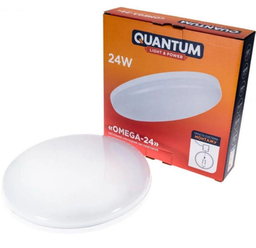 LED Круг накладной 24W 2160Lm 4000K 170*40mm IP40 Omega QUANTUM