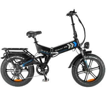 Электровелосипед OUXI Robust X8 (750 Вт; 15 А*ч; 48 В), колеса 20", черный