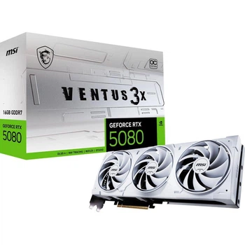 Відеокарта MSI GeForce RTX 5080 16GB GDDR7 VEN 3X OC WHITE (5080 16G VEN 3X OC WHITE)