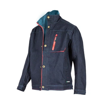 Рабочая куртка Sizam MANCHESTER (XXXL, синий) джинсовая ткань (25367)