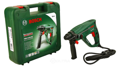 Сетевой перфоратор Bosch PBH 2100 RE (SDS+, 550 Вт, 1.7 Дж) + кейс (25416)