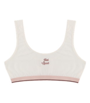 Подростковый топ с надписью Sweet Lady на широких бретельках - Donella - 6071PB30 - 146-152 см - Молочный