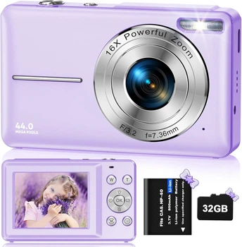Фотоаппарат Vahoiald DC403 44Мп / Full HD 30fps / 16X зум / Розовый Б/В