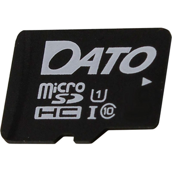 Картка пам'яті MicroSDHC 16 GB UHS-I Class 10 Dato (DTTF016GUIC10) 16 ГБ