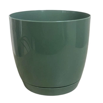 Горшок для цветов Form-Plastic Тоскана Круглая-17 3 л зеленый чай (0743-085)