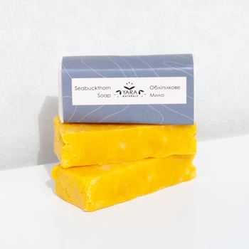 Натуральне мило ручної роботи з Карпат YARA NATURALS - ОБЛІПИХОВЕ з маслом ши 50 г