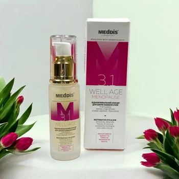 Восстановительный эликсир для кожи вокруг глаз Meddis Well Age Menopause, 30 мл