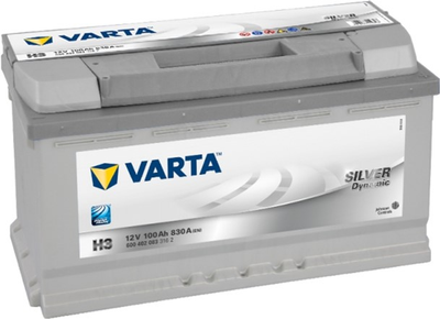 Автомобільний акумулятор Varta Silver Dynamic 100А Ев (-/+) H3 (830EN) (600402083)