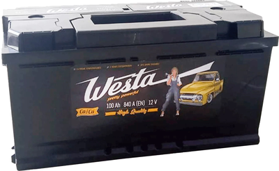 Автомобильный аккумулятор Westa 6CT-100 А3 0 Pretty Powerful (WPR1000LB2)
