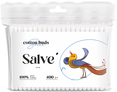 Ватные палочки Salve 400 шт (5853954200461)