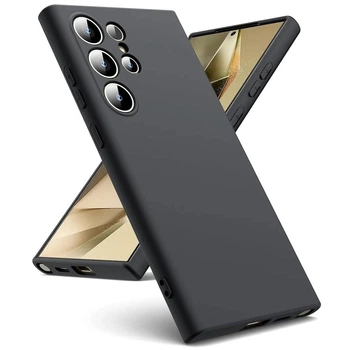 Чохол Fiji Full Soft Premium Samsung Galaxy S24 Ultra (S928) протиударний бампер з мікрофіброю Black