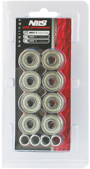 Łożyska Nils Extreme ABEC-7 Carbon 8 szt (5907695516197)