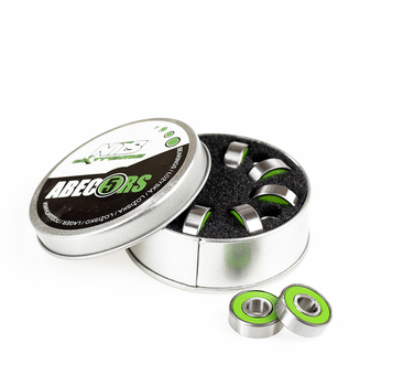 Łożyska Nils Extreme ABEC-5 RS Zielony Carbon 8 szt (5907695527704)