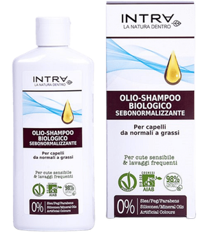 Шампунь-олія INTRA SEBUM-NORMALIZING OIL для волосся себорегулювальний 200 мл (6022333)