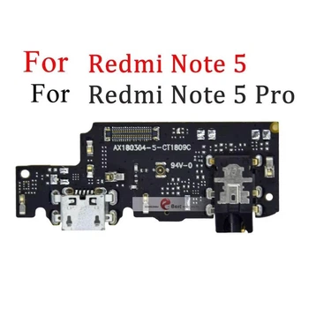 Плата зарядки XiaoMi Redmi Note 5\5 Pro З роз'ємом на зарядку, З роз'ємом на навушники
