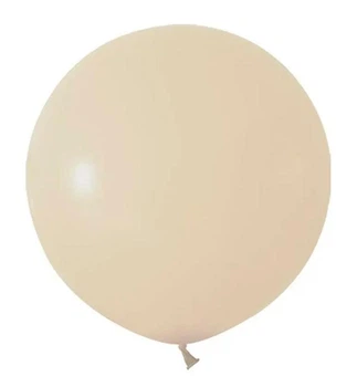 Повітряні кулі Balonevi (60 см) 1 шт, Туреччина, колір - білий пісок (пастель)
