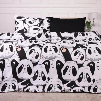 Комплект постільної білизни Mirson 17-4850 Panda Сімейний 2x160x220 см Ranforce Elite (2200009585074)