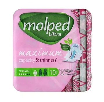 Гигиенические прокладки Molped Ultra Normal Deo Floral 10 шт