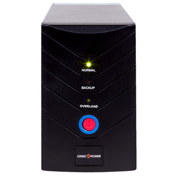 Источник бесперебойного питания LogicPower U650VA, Lin.int., AVR, 2 x евро, USB, металл