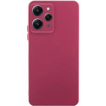 Чохол для Xiaomi Redmi 12 / на Ксяомі, сяомі, ксіомі редмі 12 силікон Бордовий / Marsala