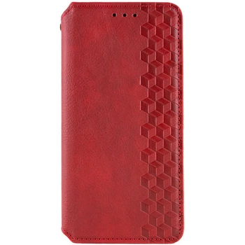 Чохол книжка на Xiaomi Redmi 14C / для Ксяомі, сяомі, ксіомі редмі 14С штучна шкіра (Red // Червоний)