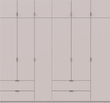 Шкаф для одежды Doros Лукас 3+3 ДСП 255х50х240 см Кашемир (42005112)