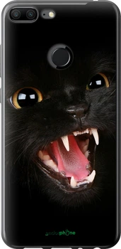 Чехол на Huawei Honor 9 Lite Чёрная кошка "932u-1359-70447"
