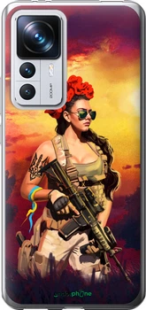 Чохол на Xiaomi 12T Pro Українка зі зброєю "5316u-2869-70447"