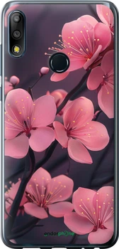 Чехол на Asus Zenfone Max Pro M2 ZB631KL Пурпурная сакура "6075u-1641"