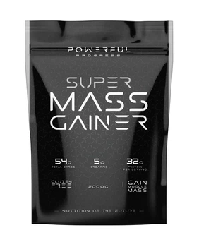 Високобілковий Гейнер з Креатином Super Mass Gainer - 1000г Капучіно 4820241840458