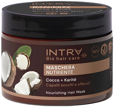 Маска Intra Bio Hair Care Coconut&Shea Butter для живлення волосся 250 мл (8030976018633)