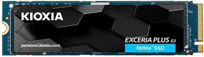 SSD диск KIOXIA Exceria Plus G3 1TB NVMe M.2 2280 PCIe 4.0 x4 TLC (LSD10Z001TG8)