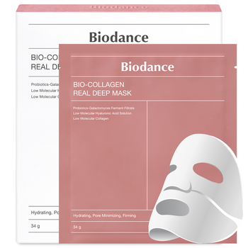 Набор масок для лица Biodance Collagen-Real Deep увлажняющая 4 шт (8809937361657)