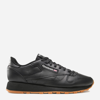 Чоловічі кросівки Reebok Classic Leather 100008493 46 (12.5US) 30.5 см Чорні (4065419120295) (955555905756944) - Уцінка