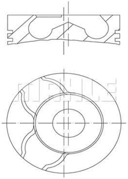 Поршень MAHLE (021 58 02)