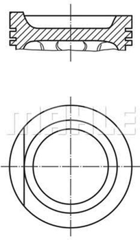 Поршень MAHLE (034 78 02)