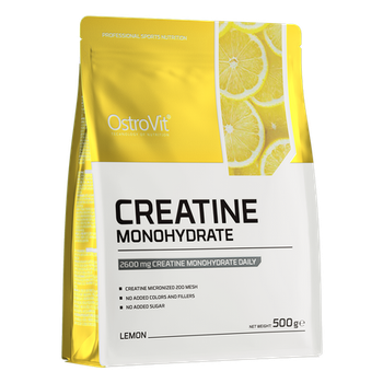 Креатин моногидрат OstroVit Creatine Monohydrate порошок 500 г Лимон (5902232611595)