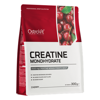 Креатин OstroVit Creatine Monohydrate 300 г Вишня (5902232617573)