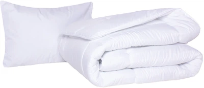 Набор антиаллергенный EcoSilk Супер Теплый №758 Eco Light White (одеяло 140х205 + подушка 50х70 средняя) (2200001211384)