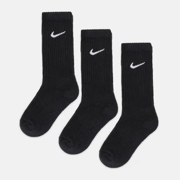 Набор женских носков высоких хлопковых Nike U Nk V Cush Crew Value SX4508-001 34-38 (S) 3 пары Черный (685068091308)