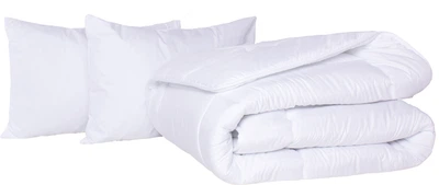 Набір Бавовняний MirSon Супер Теплий №1708 Eco Light White (ковдра + подушки 50х70 середні) (2200002656429)
