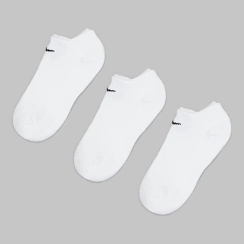 Набор женских носков коротких хлопковых Nike U Nk Everyday Ltwt Ns SX7678-100 34-38 (S) 3 пары Белый (888407239274)